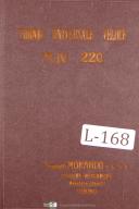 Morando-Morando Tornio TUS 1 Istruzione per L\'Uso Del Tornio Year (1947)-TUS 1-04